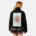 goodthingscoming patch on female atelier canvas jacket in nightfall
