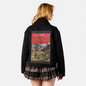 griselda patch on female atelier canvas jacket in nightfall