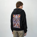 gundamforce patch on male essential zip hoodie in after hours