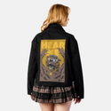 hearmeroar patch on female atelier canvas jacket in nightfall