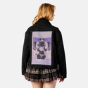 hell patch on female atelier canvas jacket in nightfall