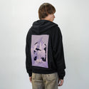 homesick patch on male essential zip hoodie in after hours