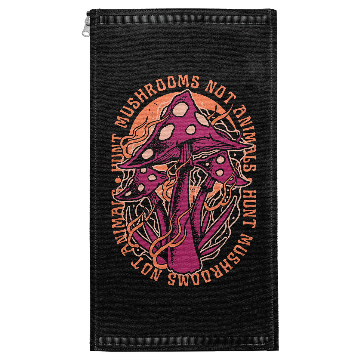 huntmushrooms embroidered patch