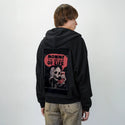 imafraidoflife patch on male essential zip hoodie in after hours