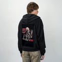imokiswear patch on male essential zip hoodie in after hours