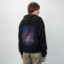 intergalacticii patch on male essential zip hoodie in after hours