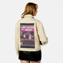 intlplayers patch on female atelier canvas jacket in tan