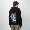 irezumifan patch on male essential zip hoodie in after hours