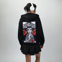 irezumishh patch on female essential zip hoodie in after hours
