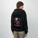 itgetsworse patch on male essential zip hoodie in after hours