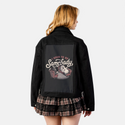 iusedtobesomebody patch on female atelier canvas jacket in nightfall