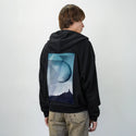 jaggedpeaks patch on male essential zip hoodie in after hours