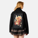 kawaiifox patch on female atelier canvas jacket in nightfall