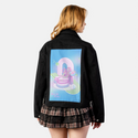 keepitcute patch on female atelier canvas jacket in nightfall