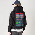 killinginthename patch on male retro cord hoodie in onyx