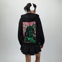 kindestregards patch on female essential zip hoodie in after hours