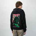 kindestregards patch on male essential zip hoodie in after hours