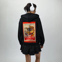 kungfukenny patch on female essential zip hoodie in after hours