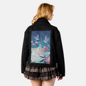 ladyofthelake patch on female atelier canvas jacket in nightfall