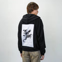 leapingfrog patch on male essential zip hoodie in after hours