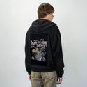 leavemealonepotion patch on male essential zip hoodie in after hours