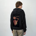 losingmymind patch on male essential zip hoodie in after hours
