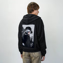 lovelorn patch on male essential zip hoodie in after hours
