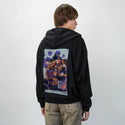 loverhealingtrap patch on male essential zip hoodie in after hours