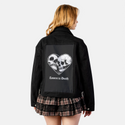 loversindeath patch on female atelier canvas jacket in nightfall