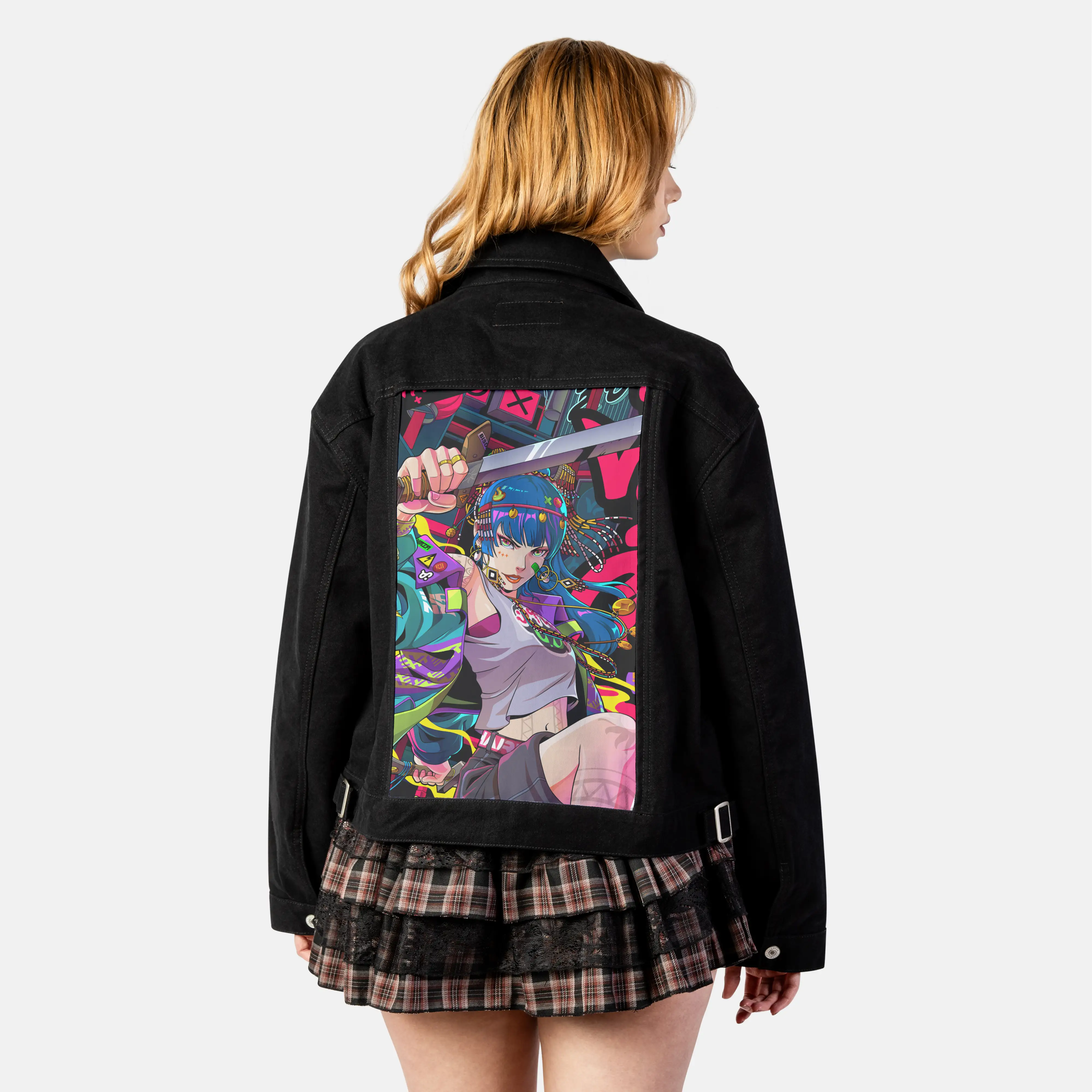 maharlika patch on female atelier canvas jacket in nightfall