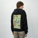 matcha patch on male essential zip hoodie in after hours