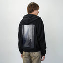 meditations patch on male essential zip hoodie in after hours