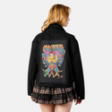 meowstersquadron patch on female atelier canvas jacket in nightfall