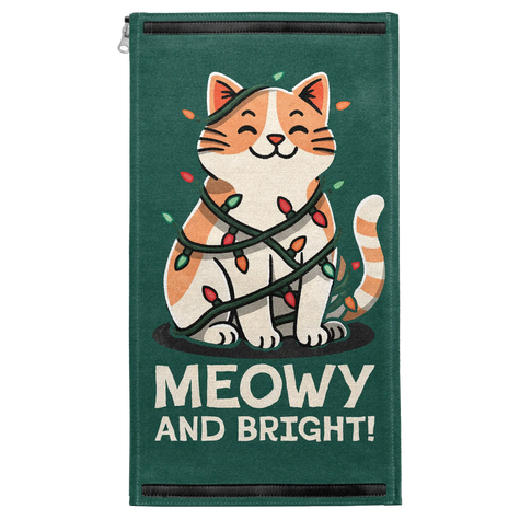 Meowy Bright Christmas swappable art panel mockup