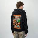 miseducation patch on male essential zip hoodie in after hours