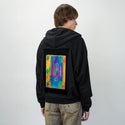 mixtapevertical patch on male essential zip hoodie in after hours