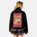 motivationloading patch on female atelier canvas jacket in nightfall
