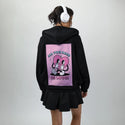 needinglove patch on female essential zip hoodie in after hours