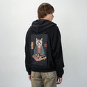 nekocatsushibar patch on male essential zip hoodie in after hours