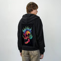 neonpunk patch on male essential zip hoodie in after hours