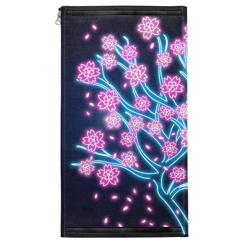 Neon Retro Sakura Patch