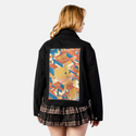 newperspectives patch on female atelier canvas jacket in nightfall
