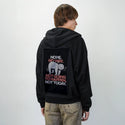 nopenoway patch on male essential zip hoodie in after hours
