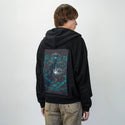 oblivion patch on male essential zip hoodie in after hours