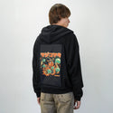 octowizard patch on male essential zip hoodie in after hours