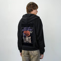 ohmygourd patch on male essential zip hoodie in after hours