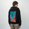 onceuponadream patch on male essential zip hoodie in after hours