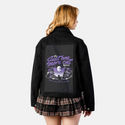 onemorecatritual patch on female atelier canvas jacket in nightfall