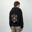 ophidia patch on male essential zip hoodie in after hours