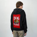 papasbravas patch on male essential zip hoodie in after hours